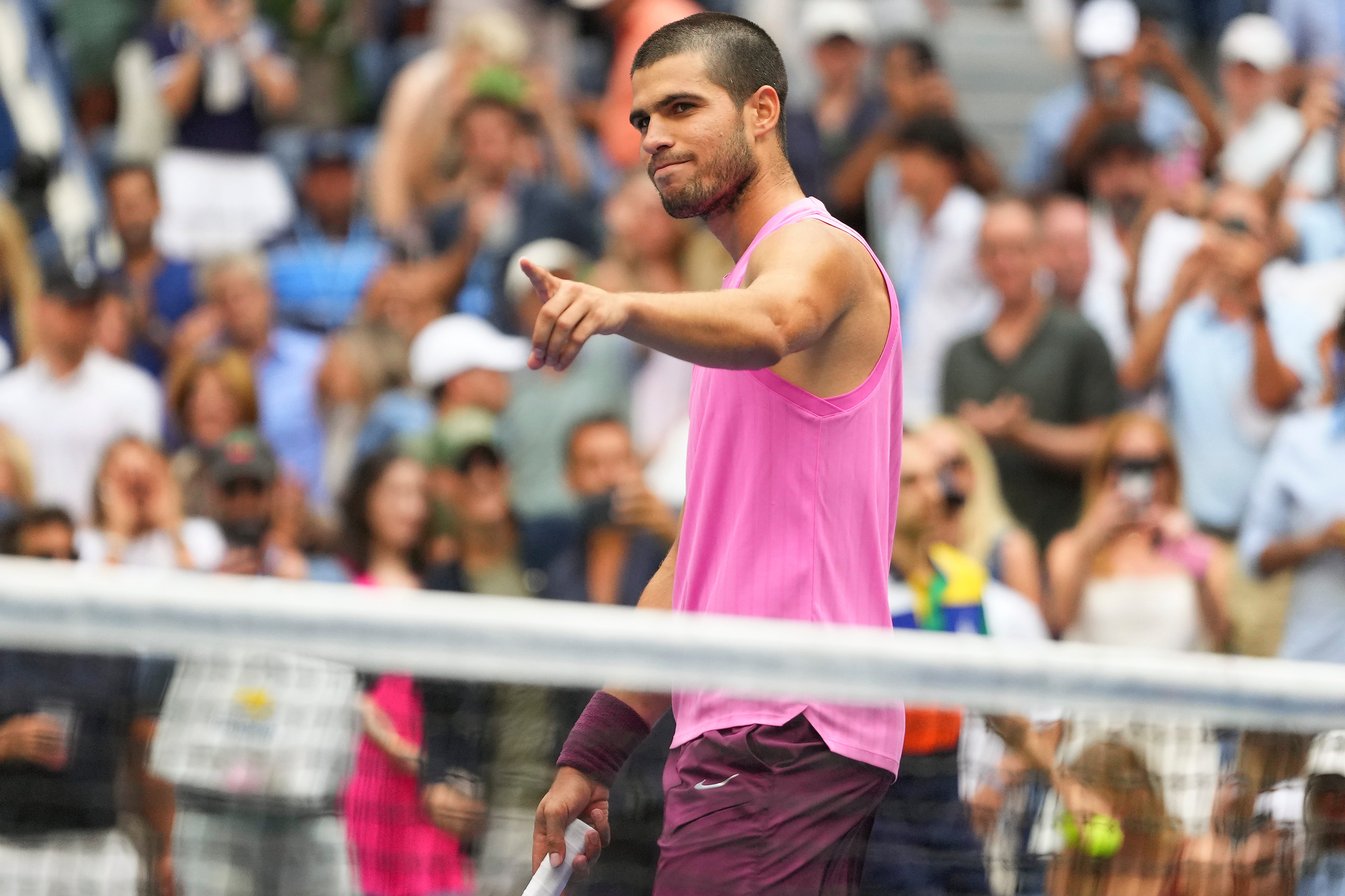 Alcaraz admits he was not at his best but still beat Djokovic in three sets