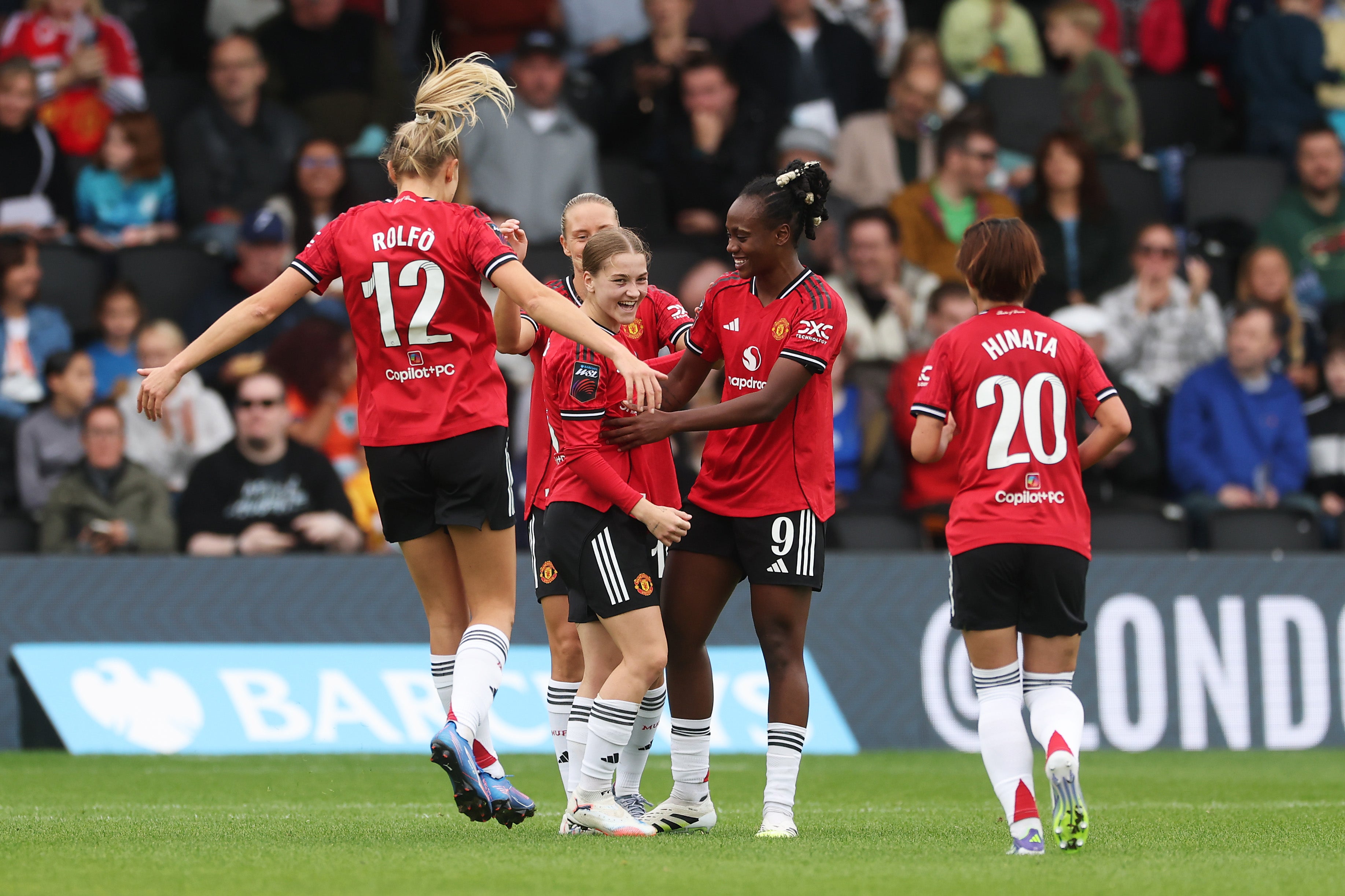 Man United outclassed London City Lionesses 5-1