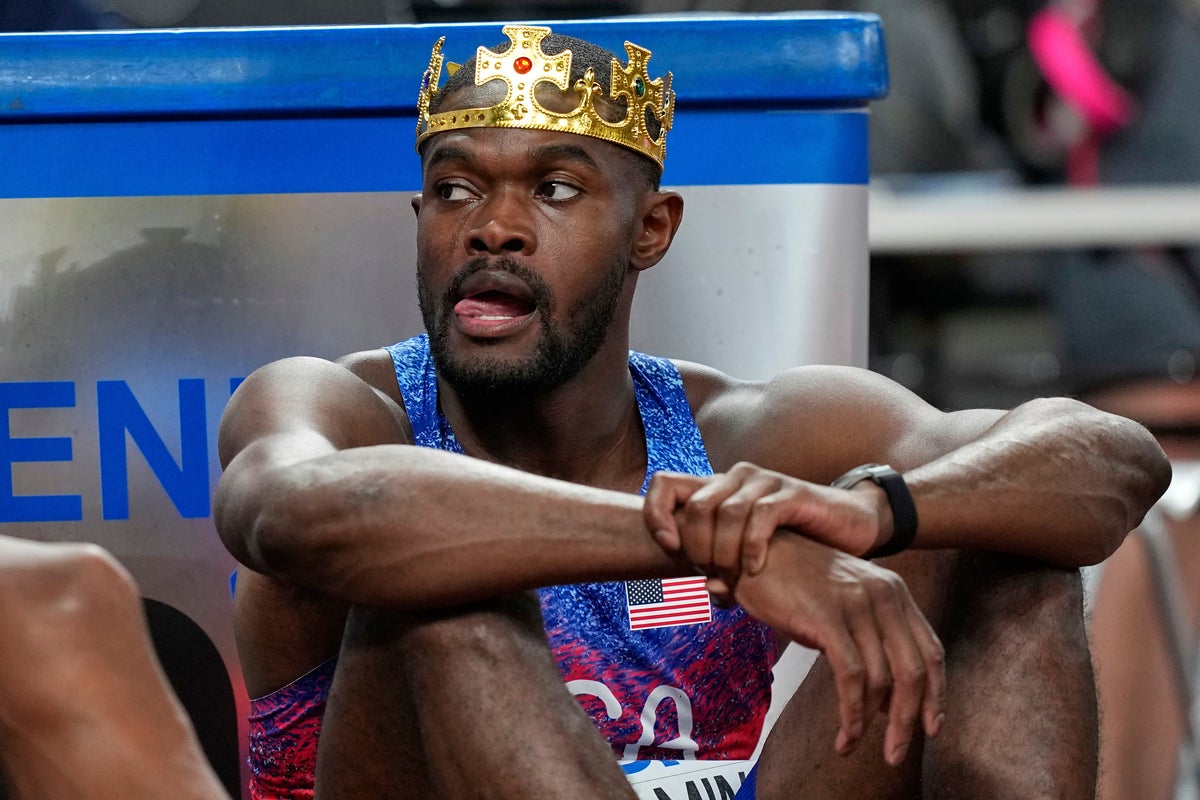 Rai Benjamin reinstated as world champion after controversial disqualification in men’s 400m hurdles