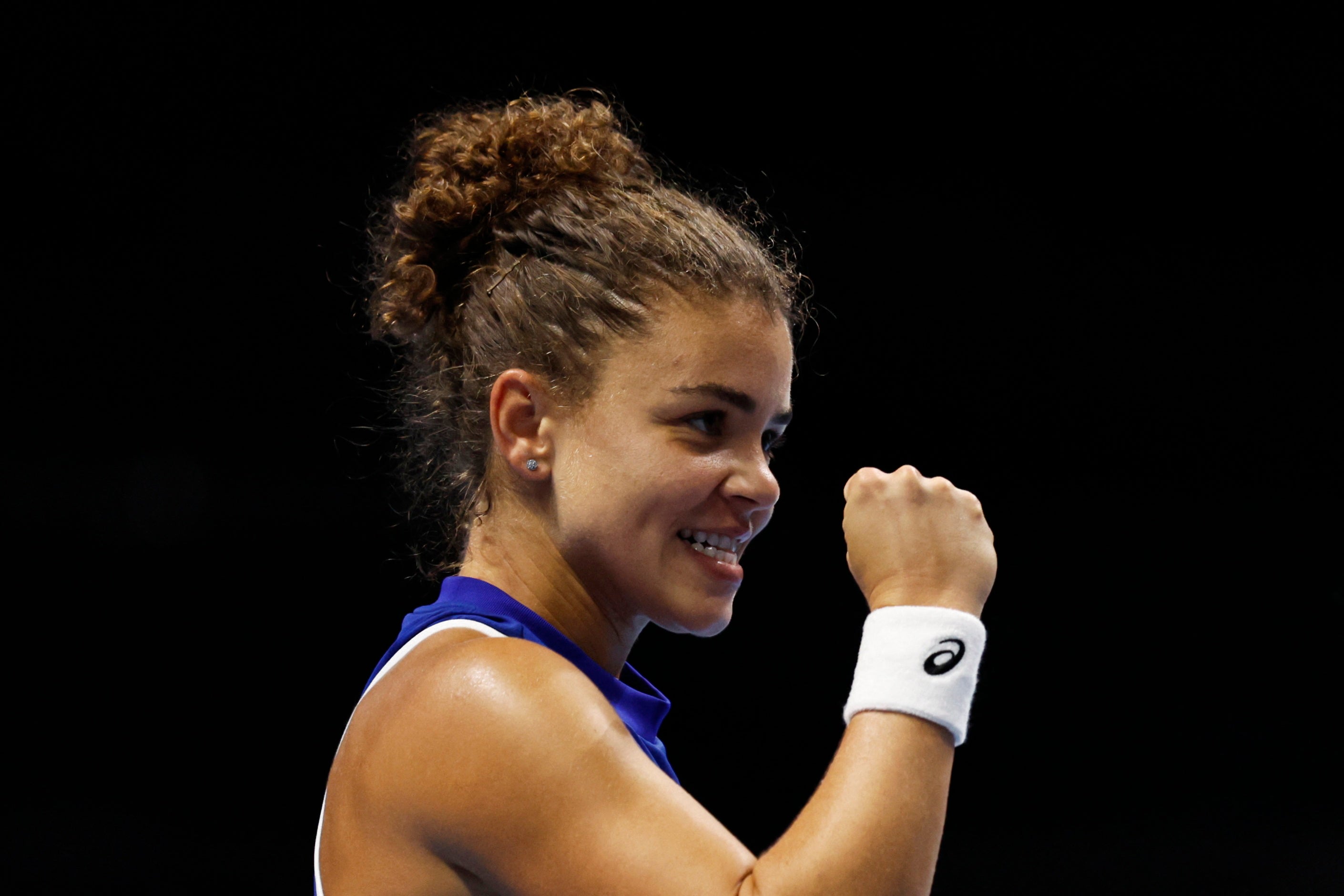 Paolini battled to keep Italy in the tie