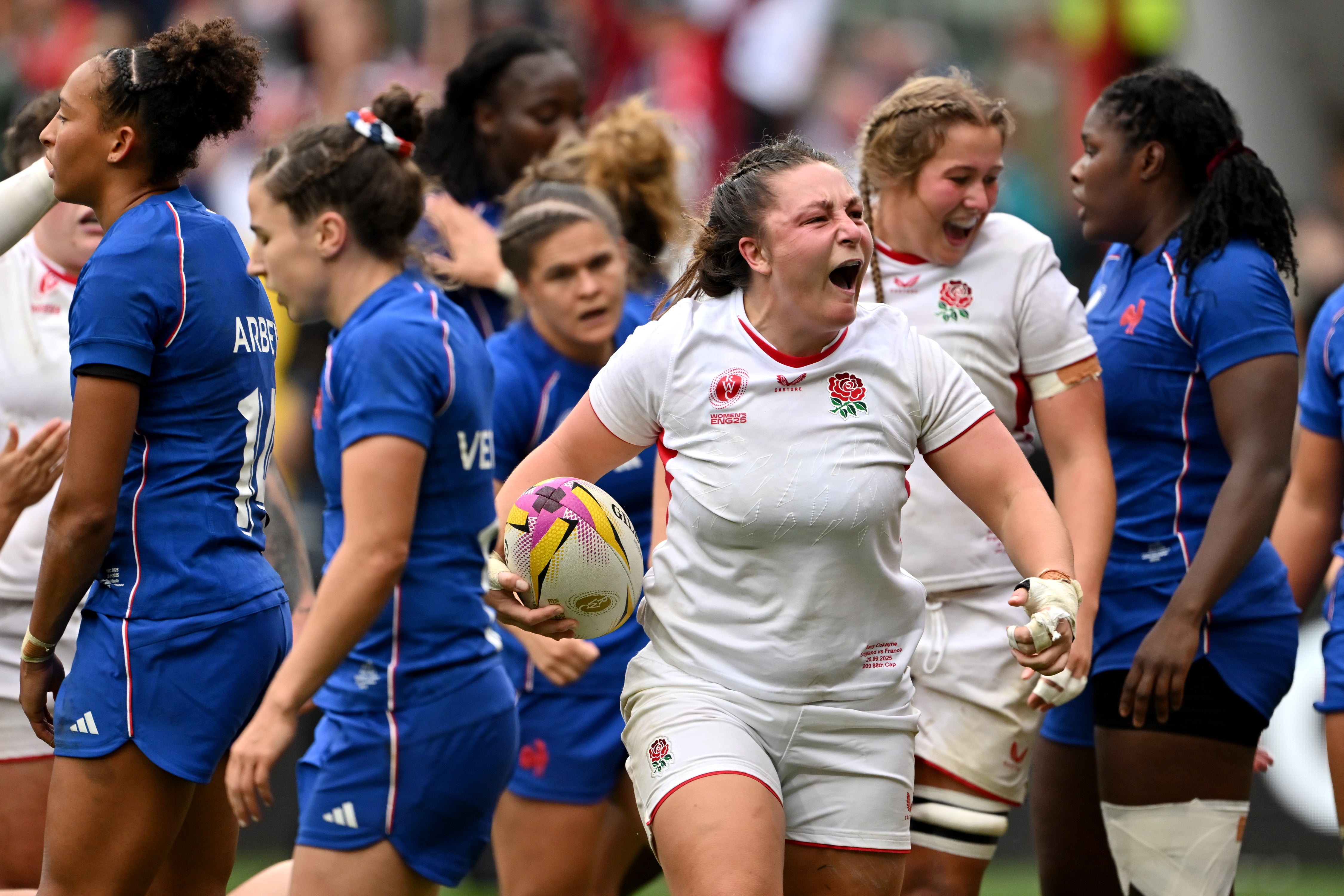 England just about progressed past France in a hard-fought semi-final