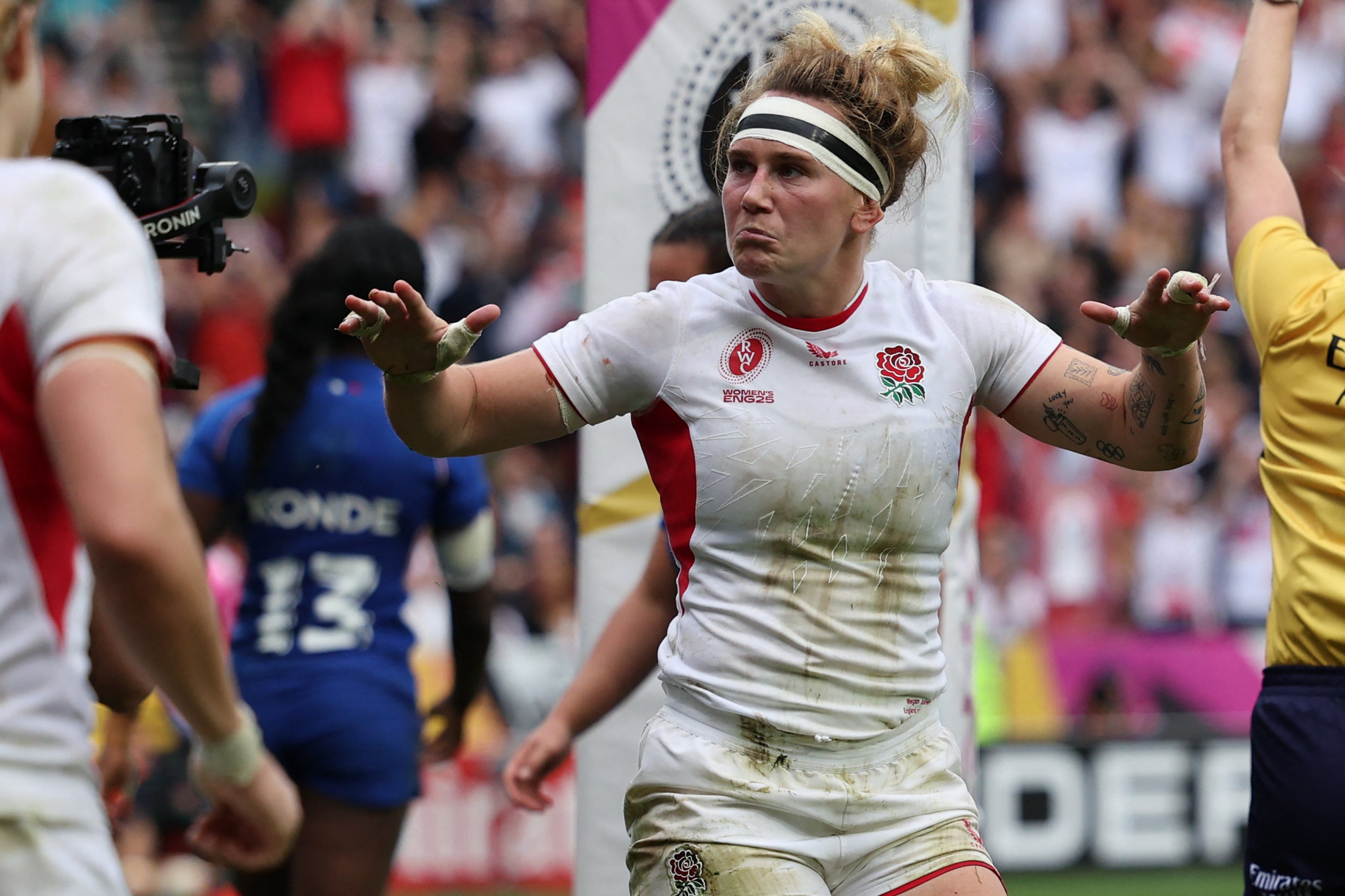 Meg Jones is one of the Red Roses’ key leaders