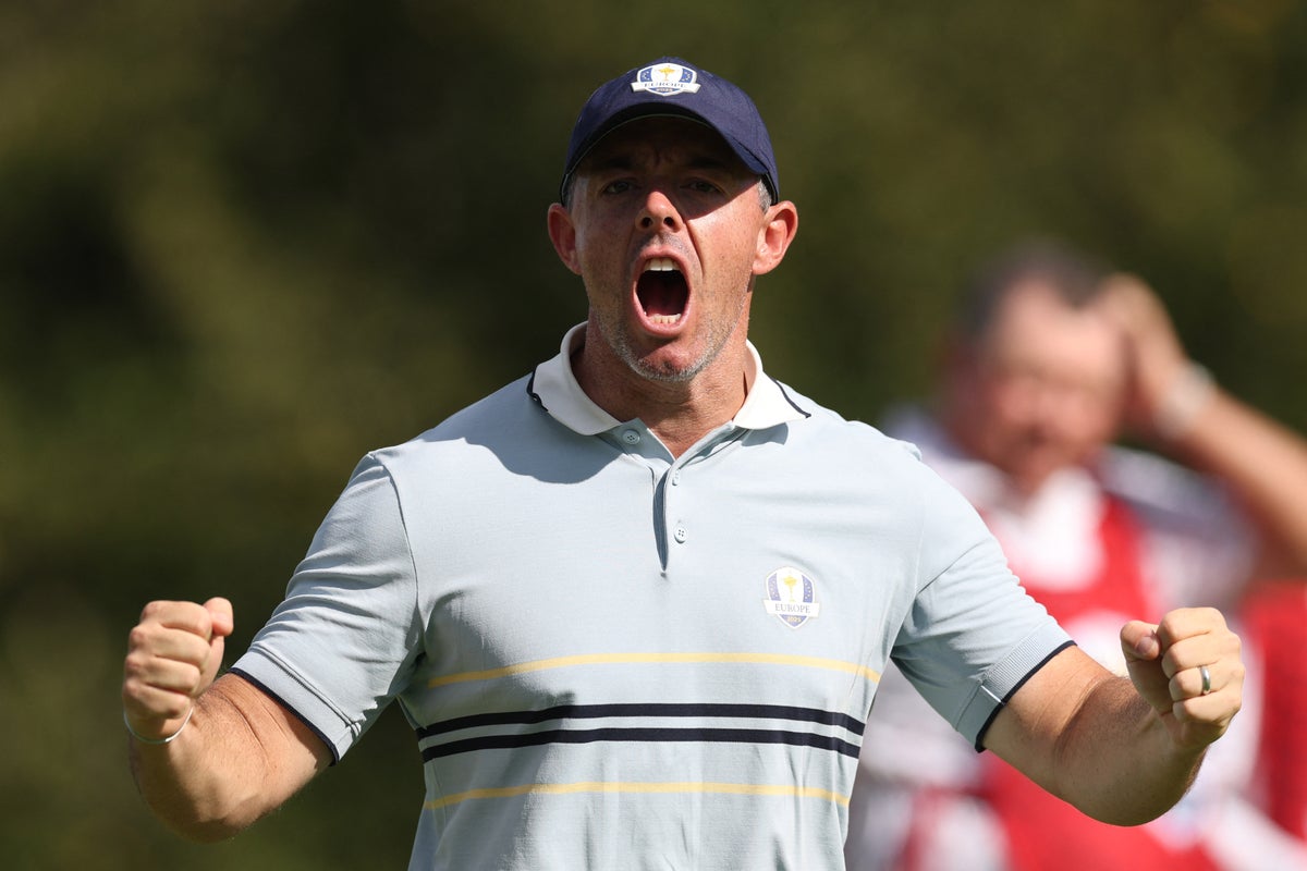 Rory McIlroy puts on a putting masterclass to ignite Team Europe’s Ryder Cup
