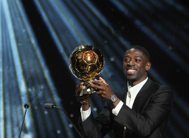 Paris St Germain’s Ousmane Dembele scoops Ballon d’Or ahead of Lamine Yamal
