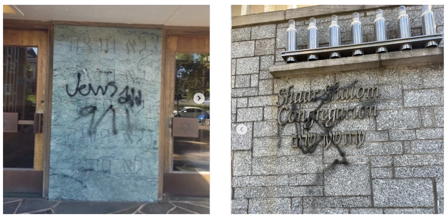 Vile graffiti on Halifax synagogues is being used to falsely condemn anti-Israeli protestors
