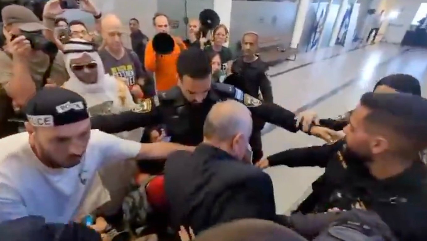 PM assails anti-government demonstrators after Likud MK falls in crowd of protesters