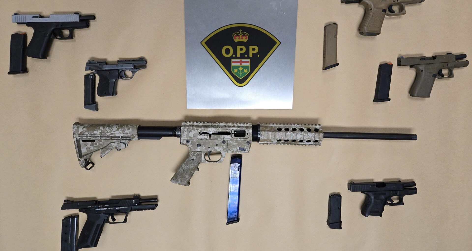 OPP seize fully automatic weapon in Mississauga trafficking bust