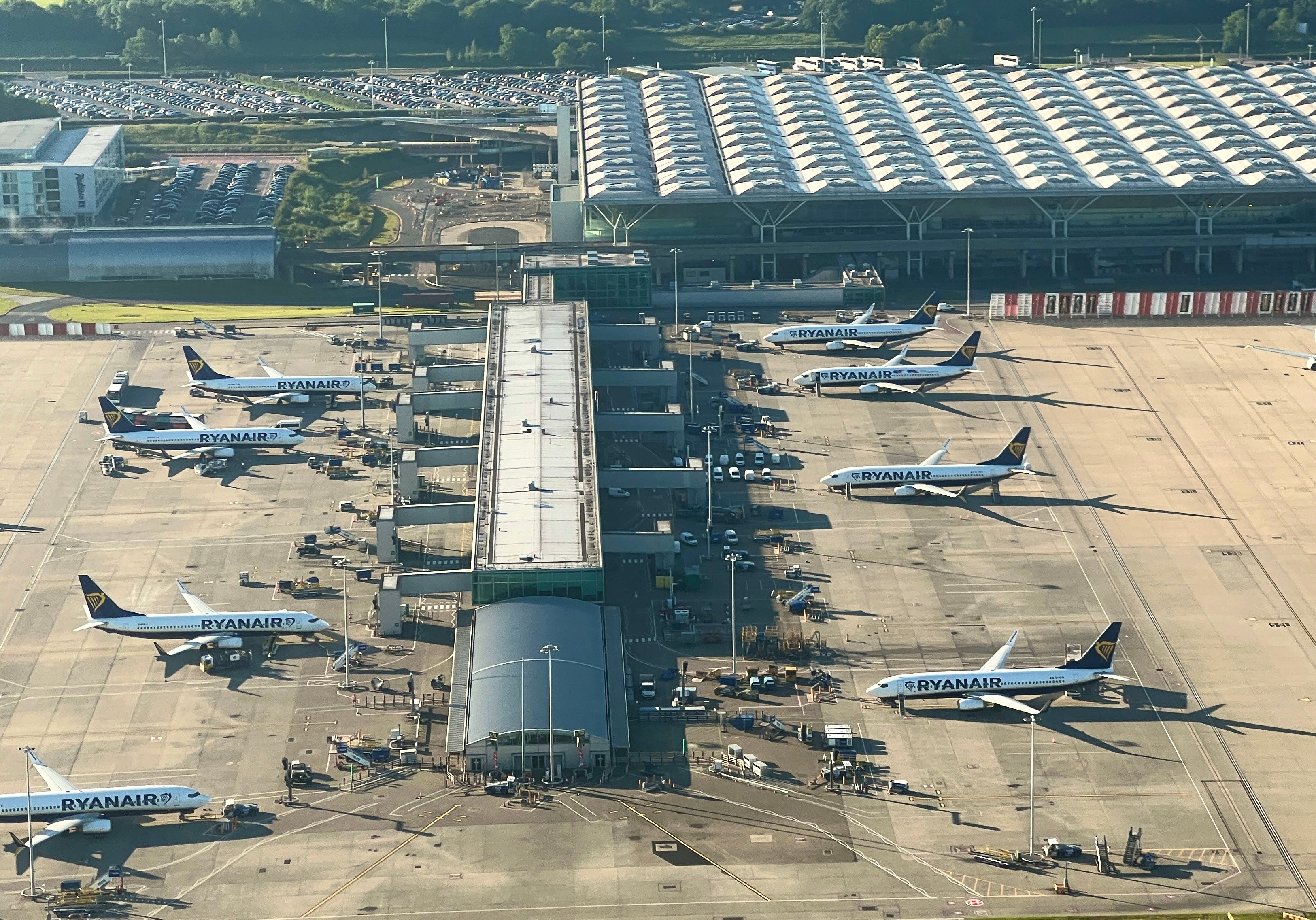Essex hub: Stansted airport is the main base for Ryanair