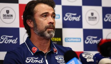 Cats coach addresses Bailey Smith apology, run-in with AFL staffer