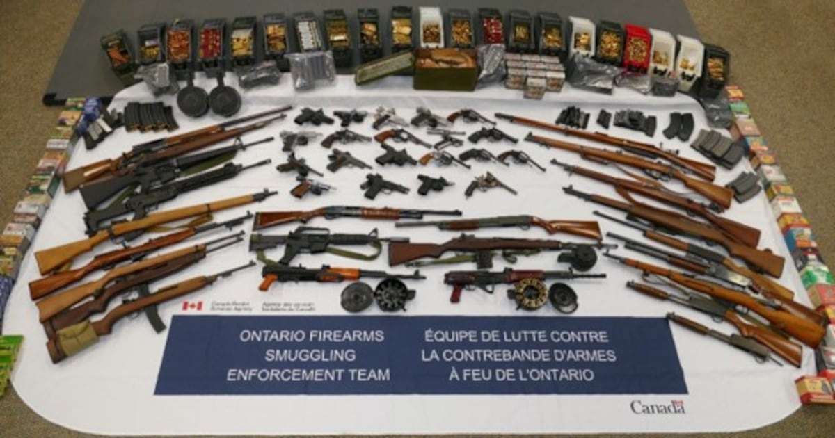 CBSA seizes 48 guns, thousands of rounds of ammo in Windsor, Ont. - CTV News