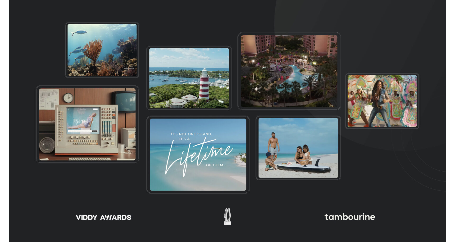 Tambourine Wins Seven Viddy Awards for Excellence in Video Production