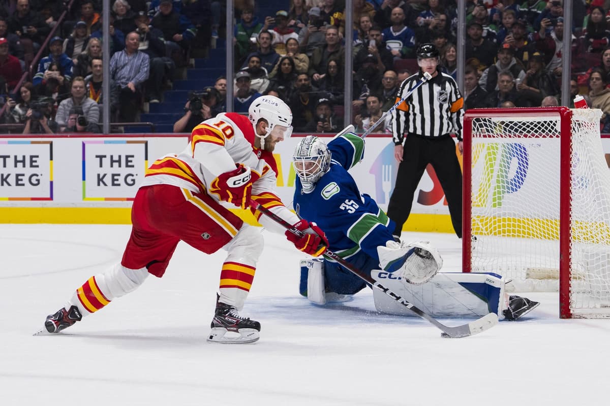 Scenes from morning skate: Thatcher Demko to make first start of preseason as Canucks face Flames in Abbotsford - Canucks Army
