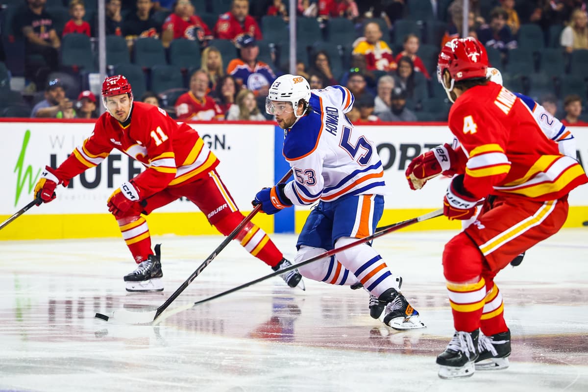 The Day After -1.0 and -2.0: Oilers rookies Ike Howard, Matt Savoie get involved in their own ways against Flames - Oilers Nation