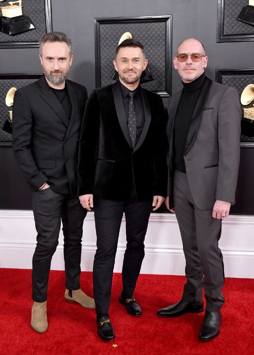 Noel Hogan, Michael Gerard Hogan, and Fergal Lawler of The Cranberries attend the 62nd Annual GRAMMY Awards.Pic: Getty