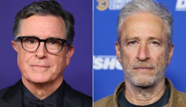 Late night hosts Jon Stewart and Stephen Colbert defend Jimmy Kimmel and free speech - CTV News