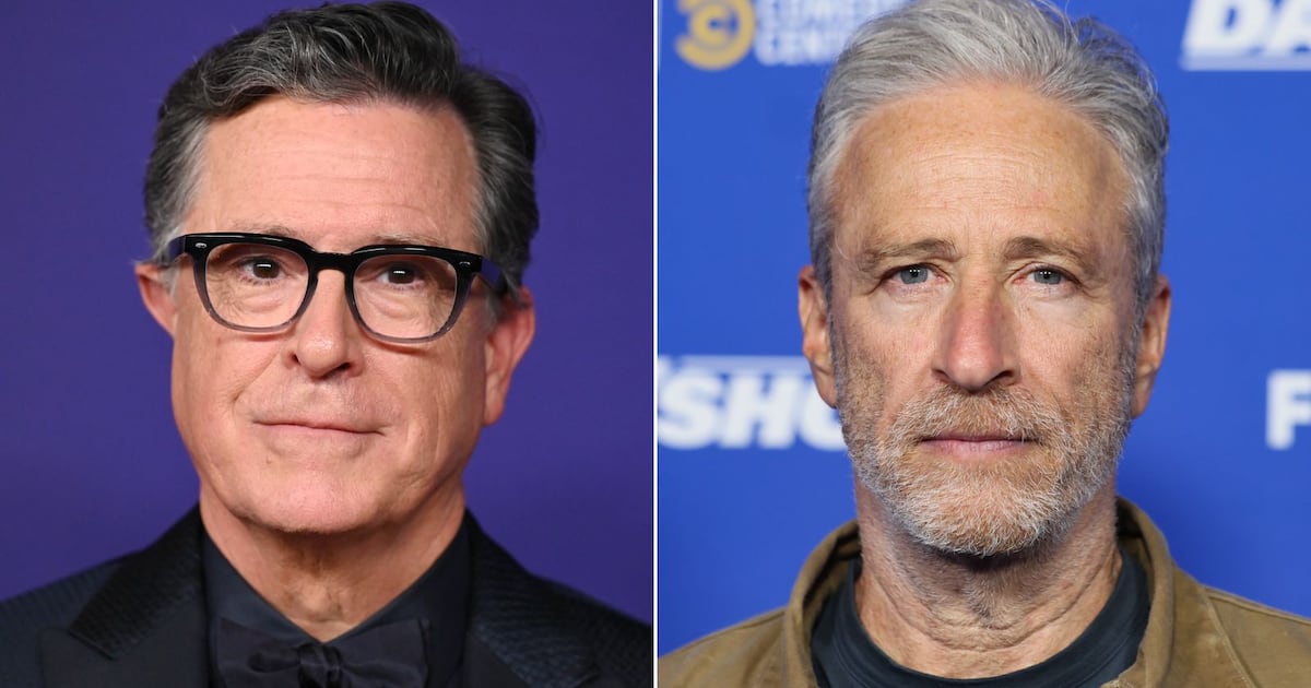 Late night hosts Jon Stewart and Stephen Colbert defend Jimmy Kimmel and free speech - CTV News