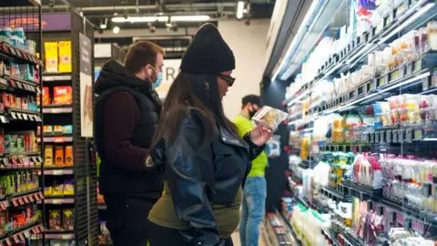Getty Images An Amazon Fresh store in Ealing, London, which closed in 2023.