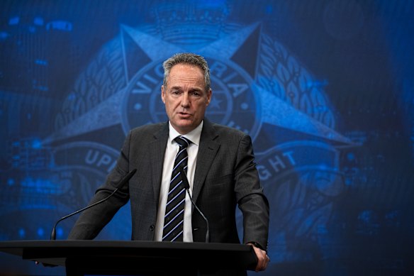 Victoria Police Detective Inspector Graham Banks. 