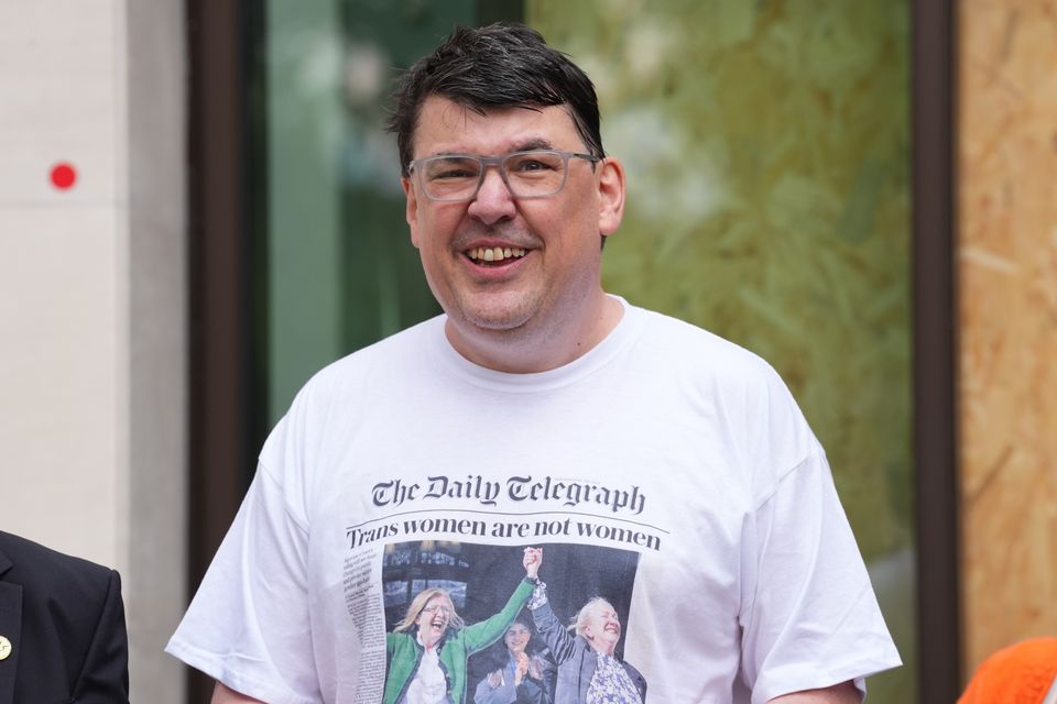 Graham Linehan is due in court for trial (Lucy North/PA)