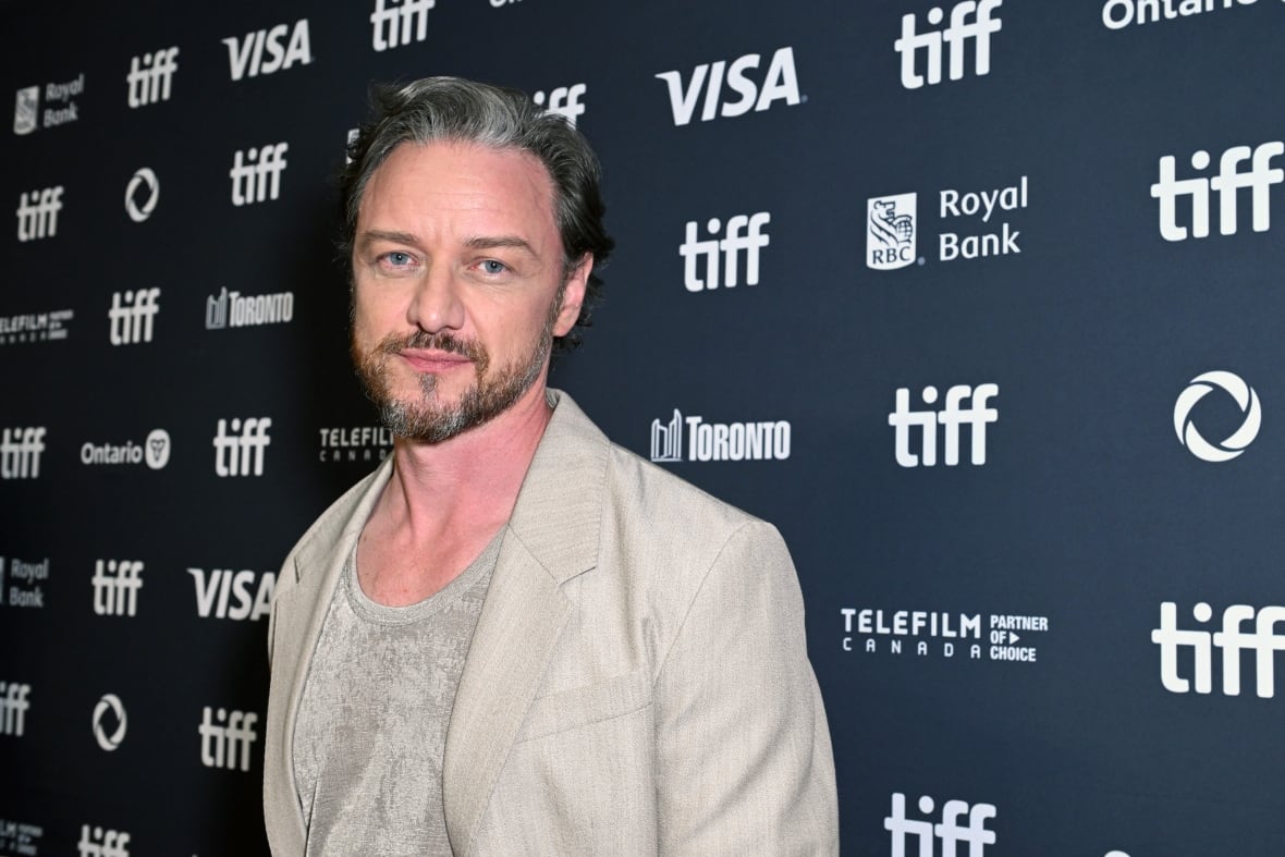 Actor and director James McAvoy poses for a photo in Toronto.