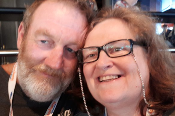 Ashley and Kim Gollan remarried on their last cruise together, in 2019. 