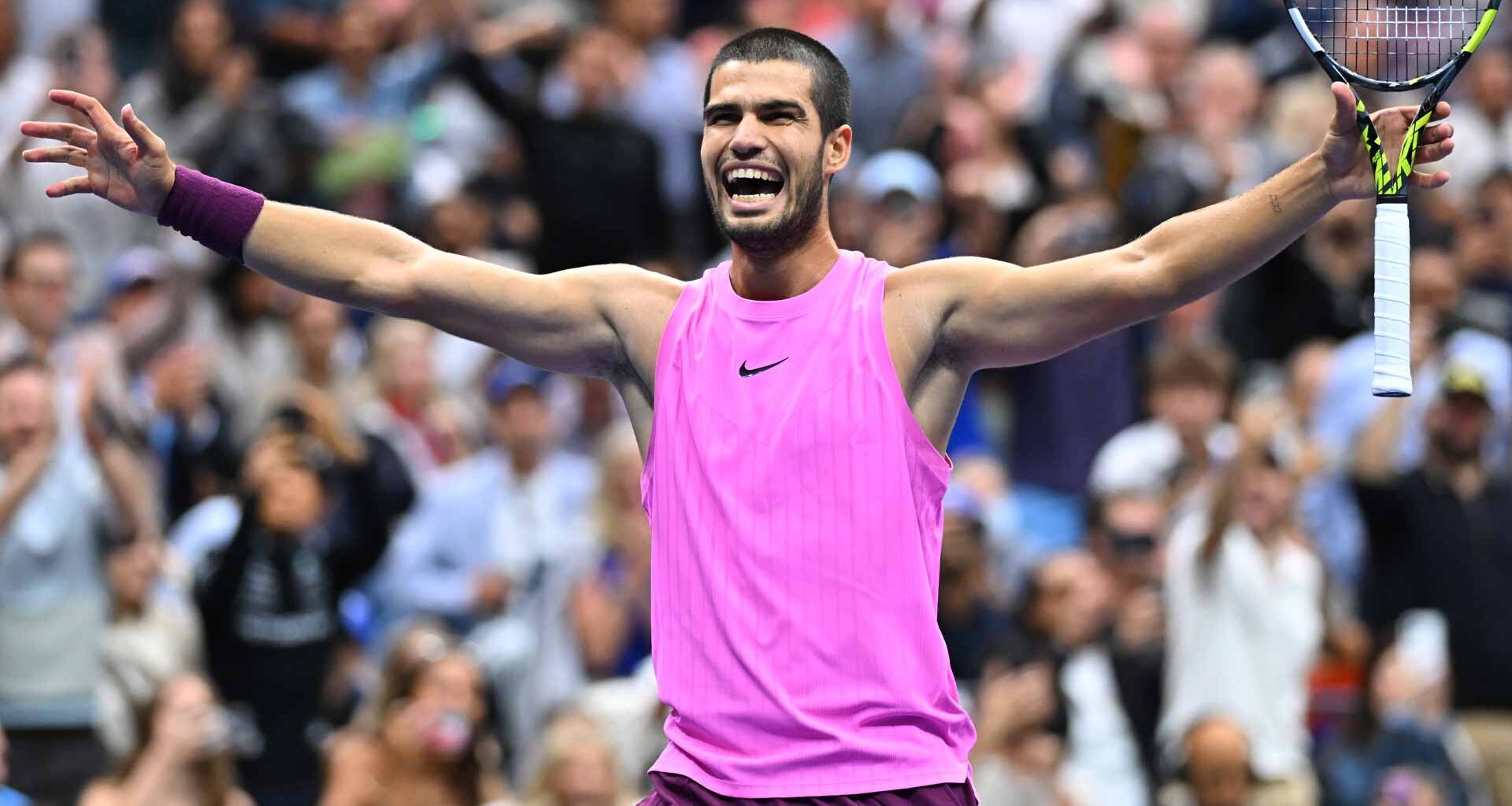 Carlos Alcaraz secures his second major title of the season by defeating Jannik Sinner in the US Open final Sunday.