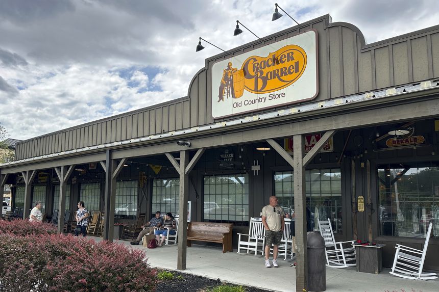 A Cracker Barrel restaurant in Binghamton, New York.