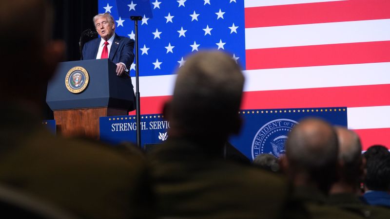 Fact check: Trump makes numerous false claims to generals and admirals, some about the military