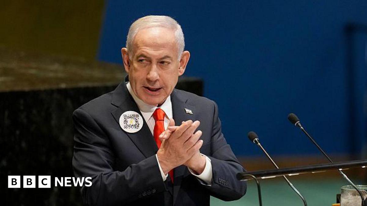 Israeli PM Netanyahu addresses UN after dozens of delegates walk out in protest - live updates