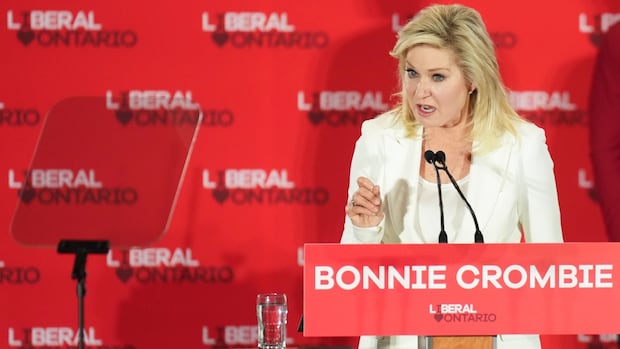 Crombie pledges to stay on as Ontario Liberal leader after weak vote of support
