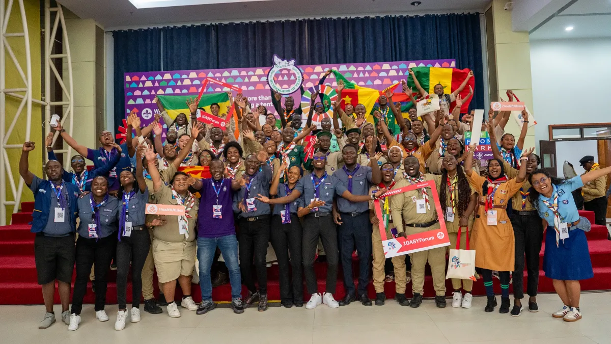 10th Africa Scout Youth Forum kicks off in Madagascar with a call for peace and youth leadership