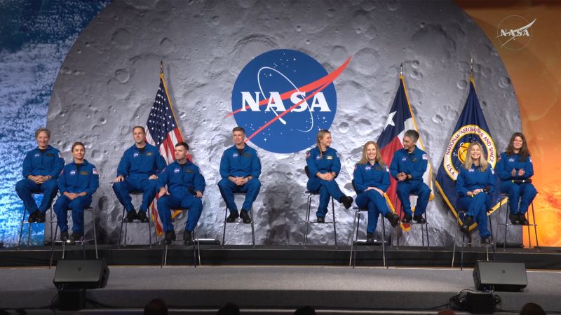 NASA selects 10 new astronauts as it chases bold plans for the moon and Mars