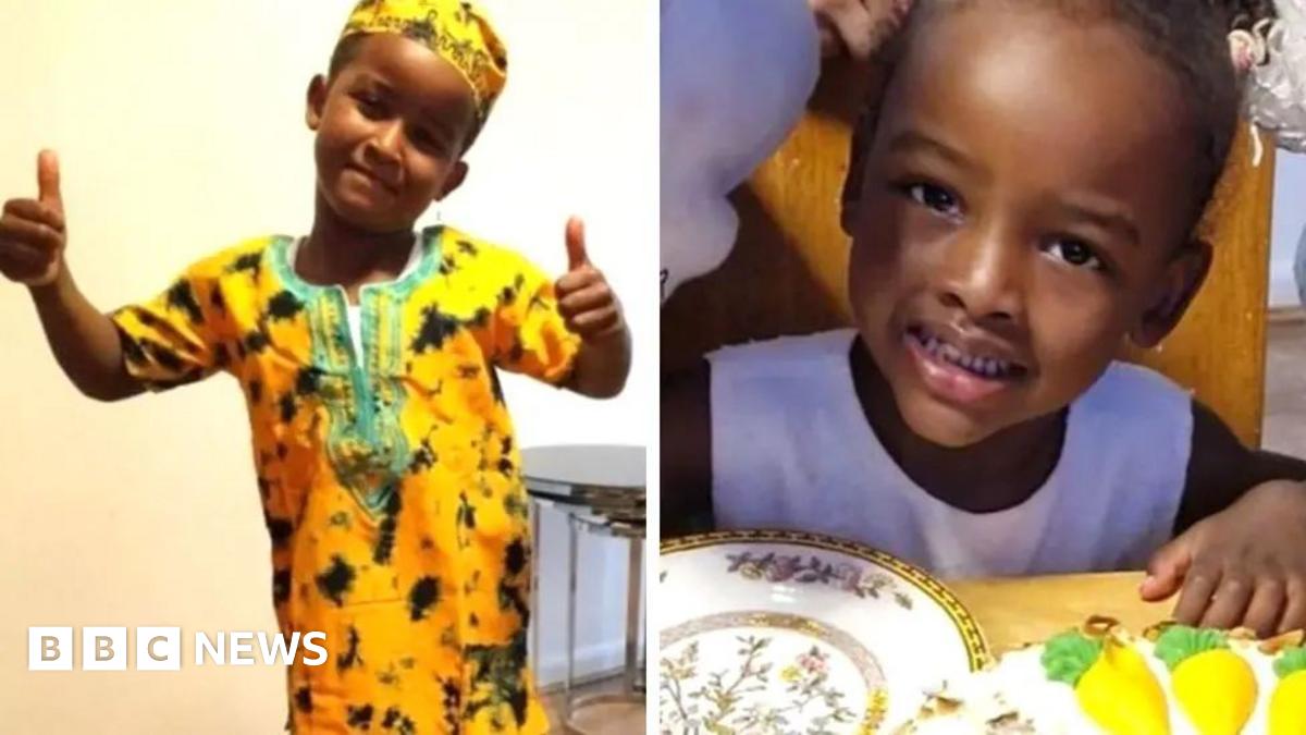 Two photos of young children side by side. Fares, a young boy, is pictured on the left wearing a yellow and black patterned outfit. He is smiling at the camera and holding two thumbs up. On the right is a picture of his sister Joury. She is sat at a table in front of plate. She is looking at the camera and smiling.