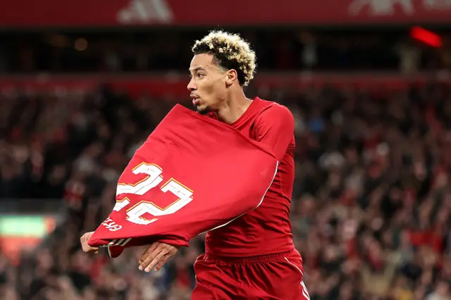 Liverpool striker Hugo Ekitike