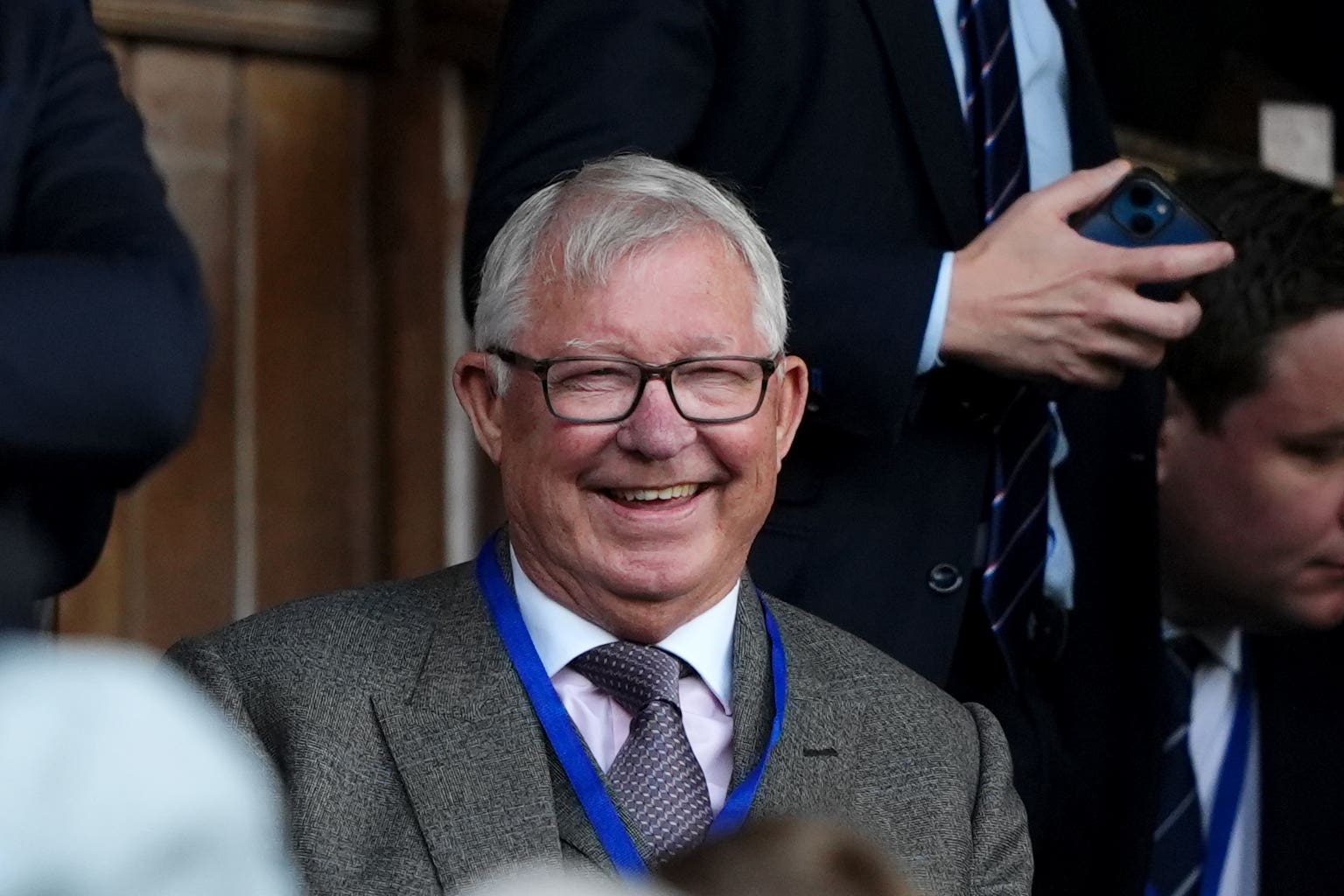 Former Manchester United boss Sir Alex Ferguson decided to travel after the death of his wife Lady Cathy