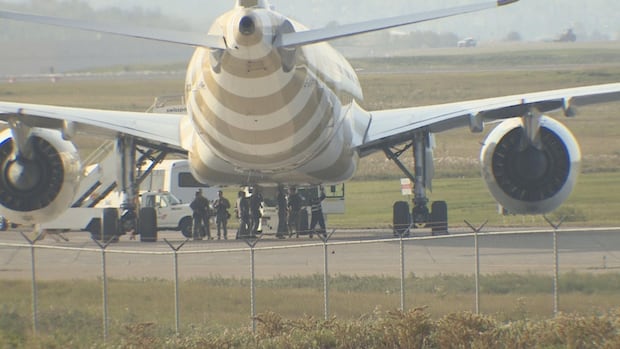 Military aircraft scramble over Calgary airport after reports of bomb threats