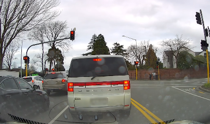 Driver's near-miss with child caught on camera