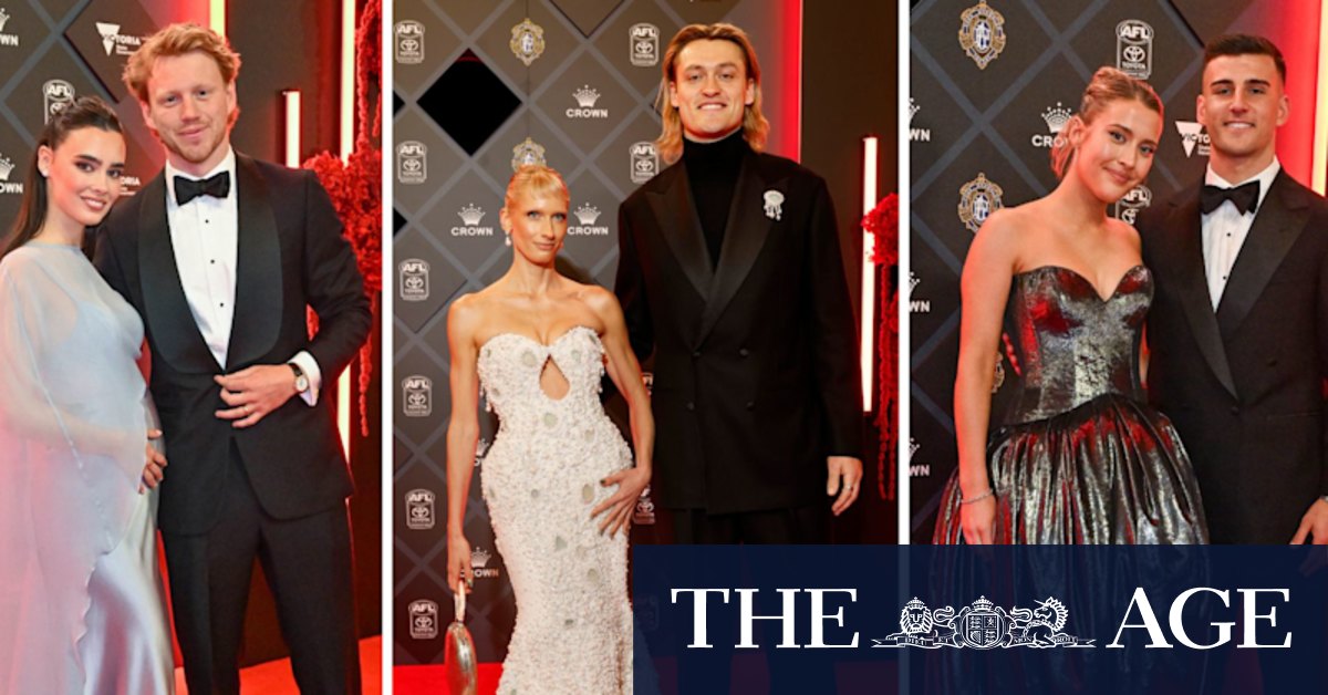 Darcy Moore’s girlfriend Dee Salmin, Elle Erifilli Rayias, Tiffany Mills, Charli Wheeler highlight in stunning dresses and gowns
