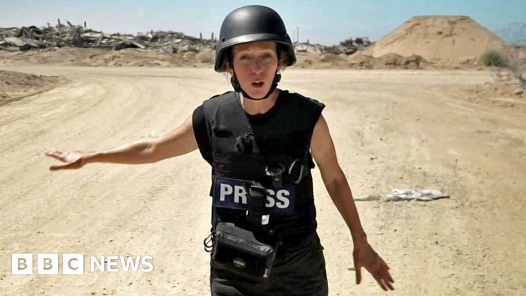 Defiance in Gaza City as Israel shows BBC aid sites planned for evacuees