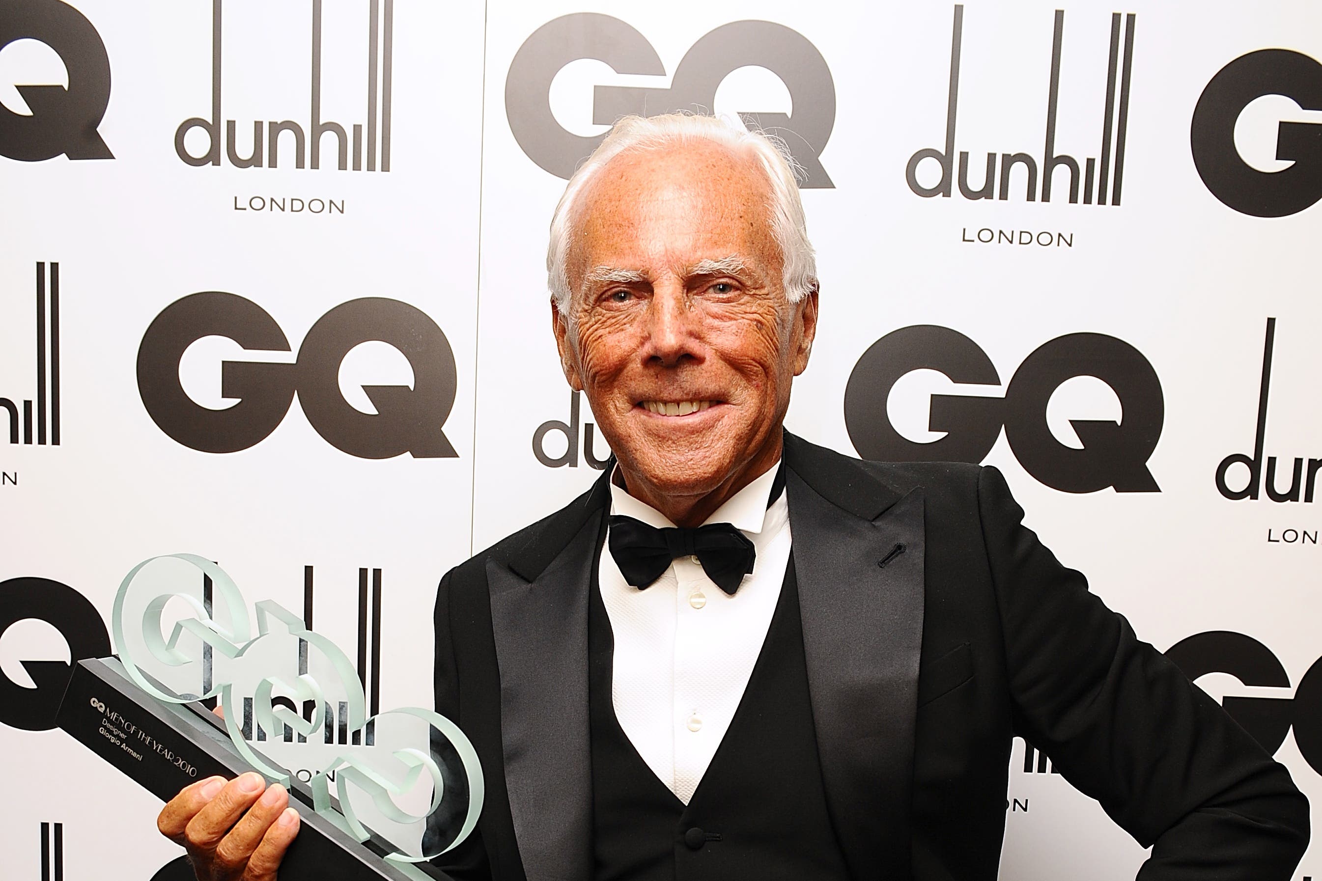 Armani at GQ’s 2010 Men of the Year Awards