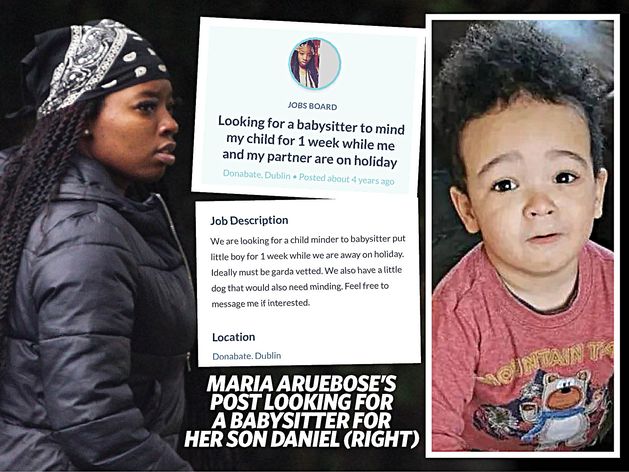 Maria Aruebose: ‘Mind my child for week while I go on holiday’ – Tragic Daniel’s mum placed advert year he died