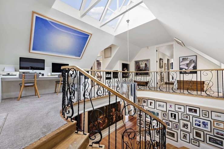 Wellington philanthropists Lizzie and Mal Brow are selling their five-bedroom home at 14 Homewood Avenue, in Karori. Photo / Supplied