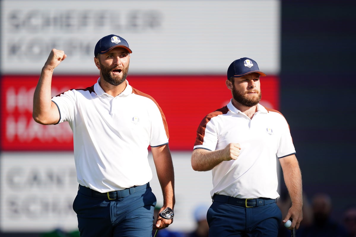 Ryder Cup set for fiery start as Europe open with Jon Rahm and Tyrrell Hatton