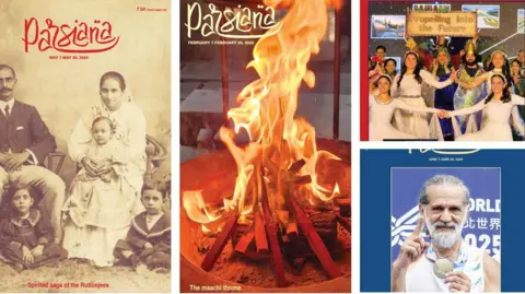 BBC A collage of Parsiana magazine covers from over the years