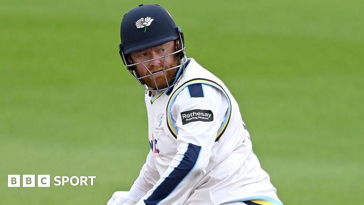 Jonny Bairstow batting for Yorkshire
