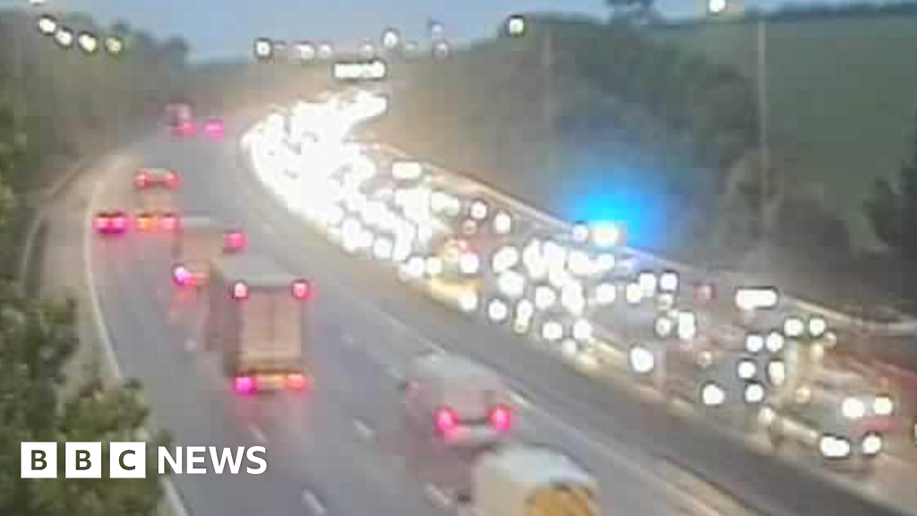 M25 reopens at Maple Cross, Hertfordshire, after collision