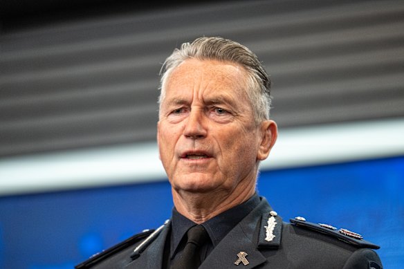 Victoria Police Chief Commissioner Mike Bush.