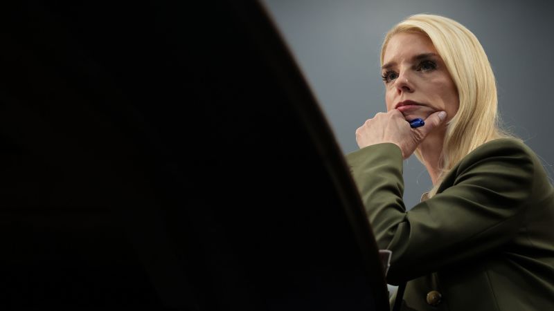 Trump calls on Attorney General Bondi to use power of the Justice Department more aggressively