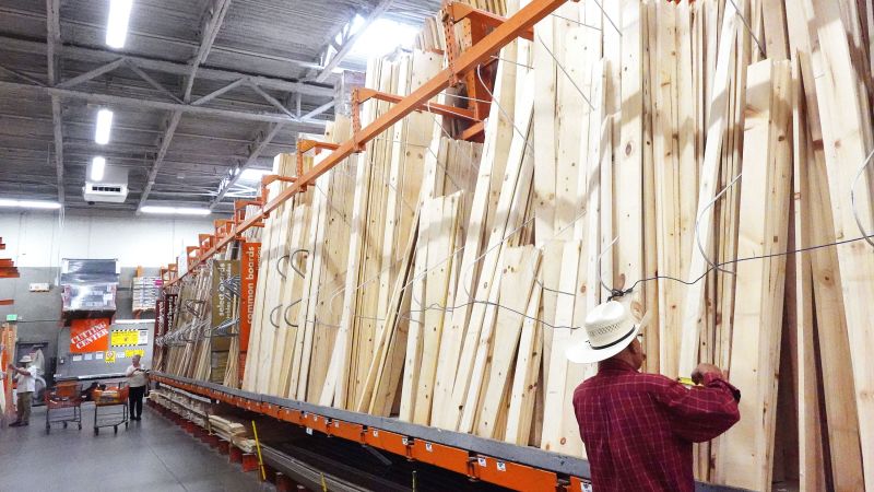 Trump places a 10% tariff on lumber and a 25% tariff on furniture and cabinets