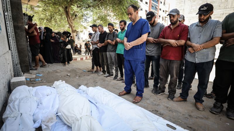 Gaza hospital director receives bodies of brother and other relatives while on duty